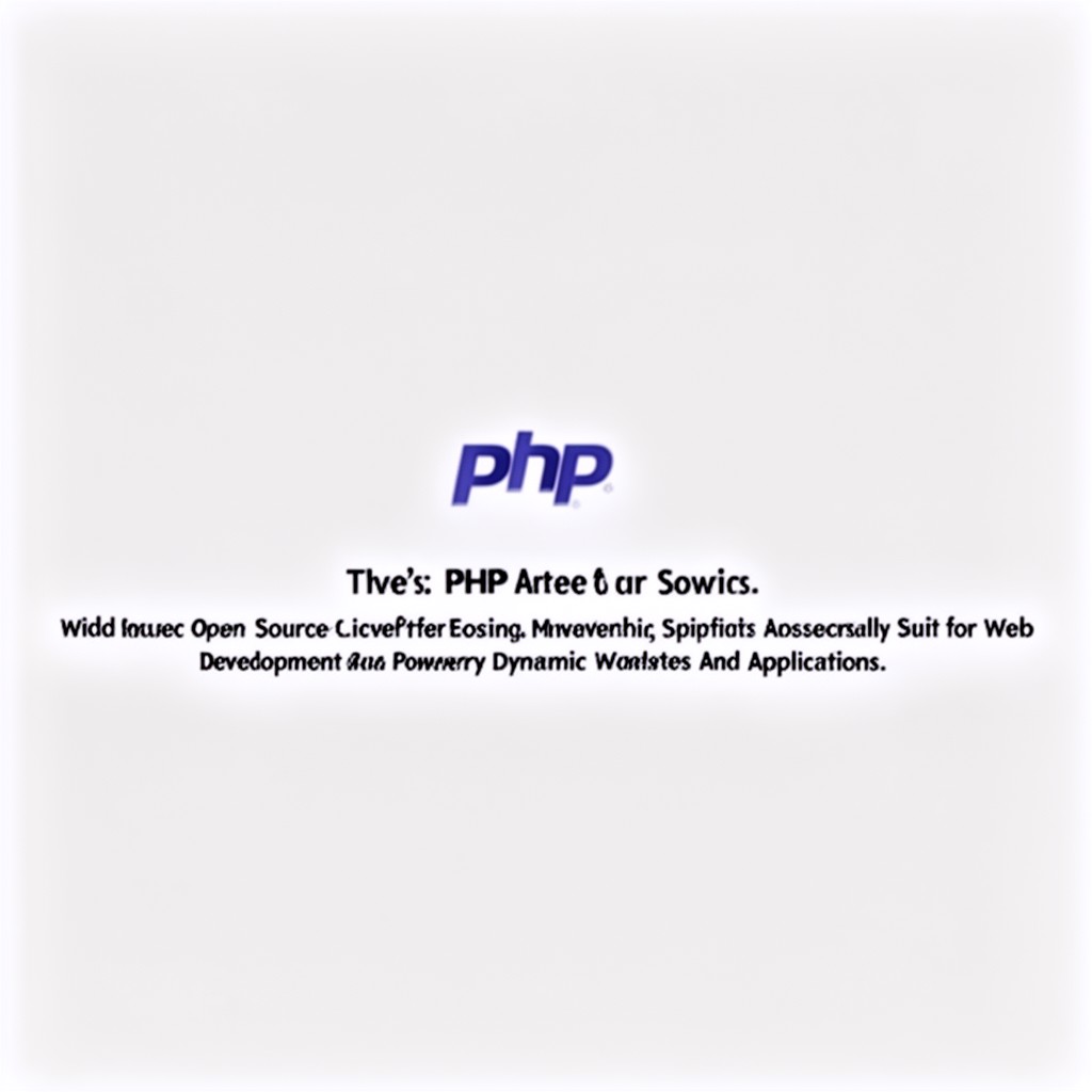 AI-generated illustration of PHP