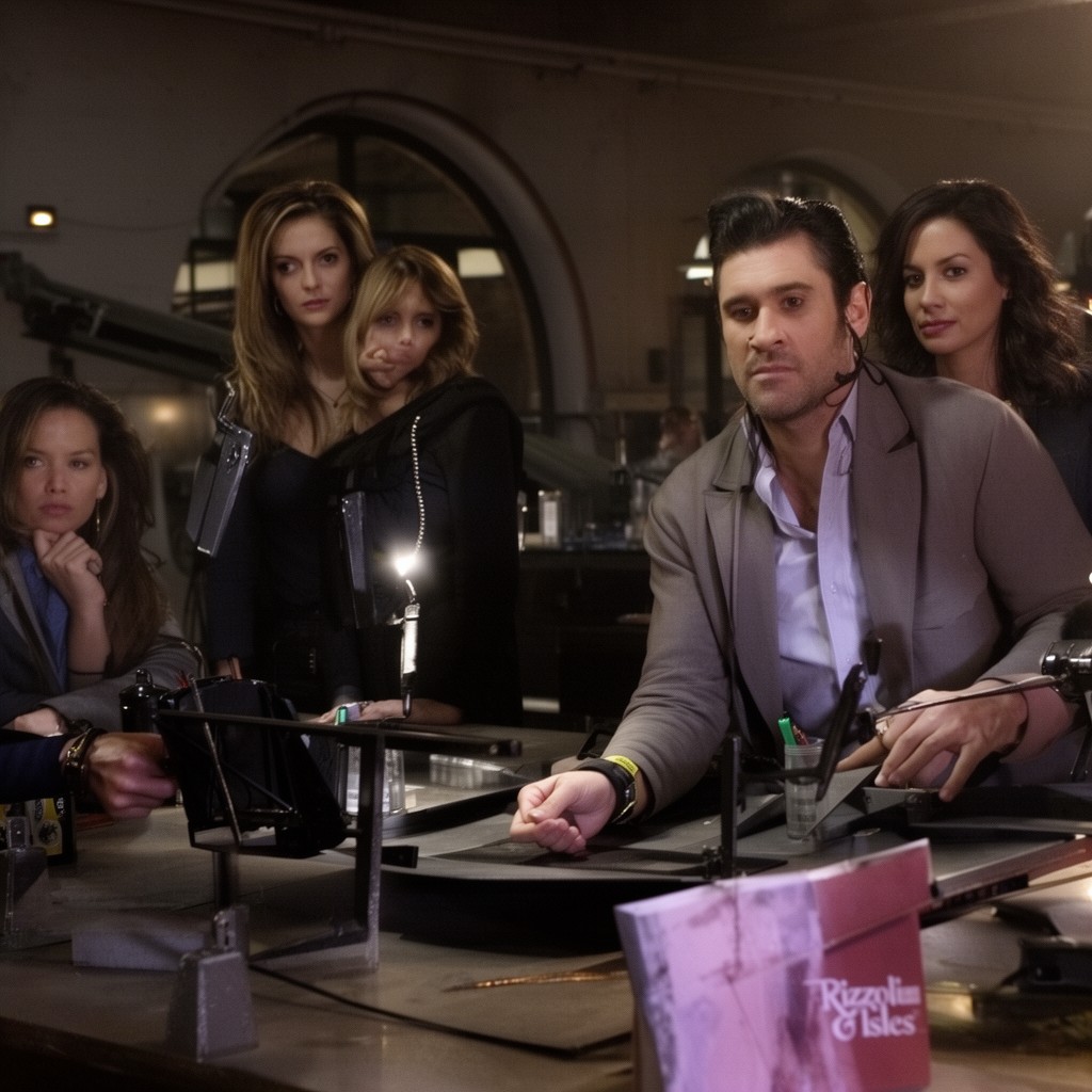 AI-generated illustration of Rizzoli & Isles