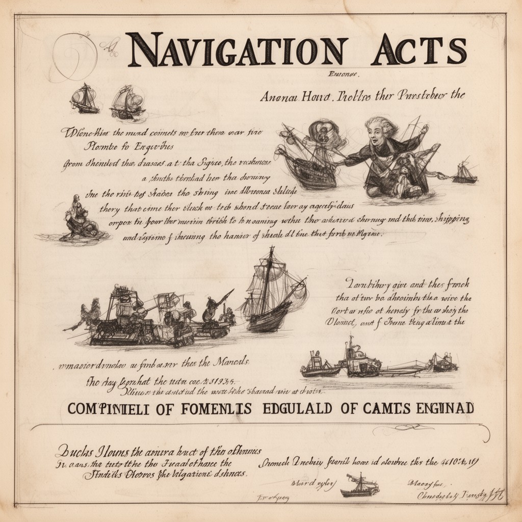 AI-generated illustration of Navigation Acts