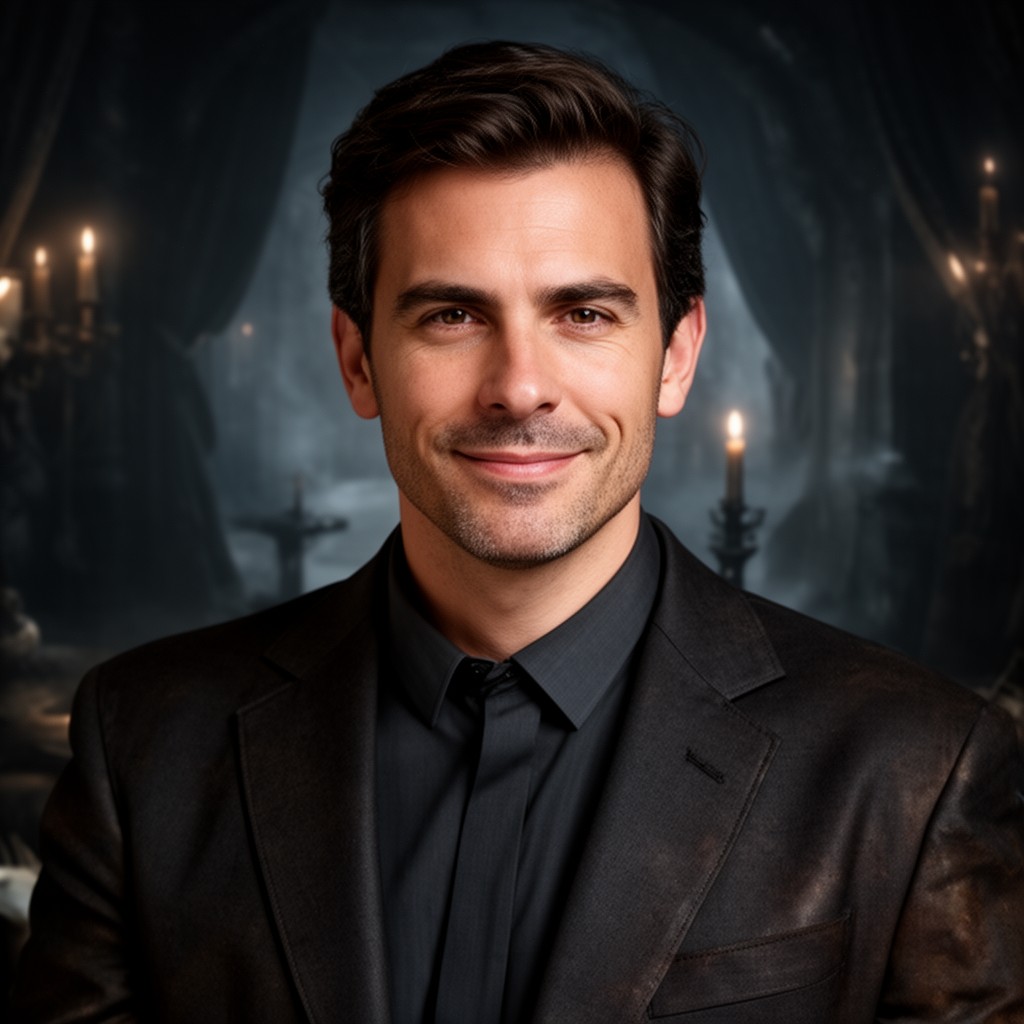 AI-generated illustration of Ramin Djawadi