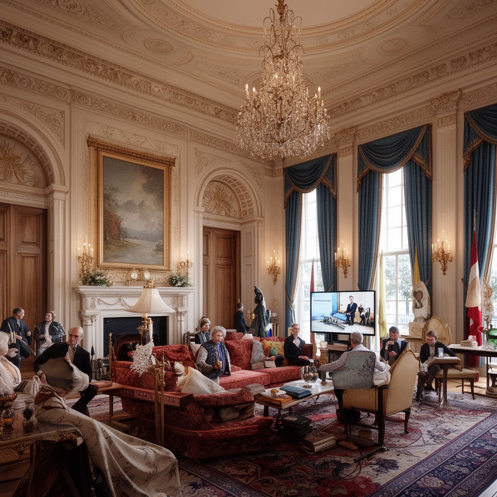 AI-generated illustration of Diplomatic Reception Room