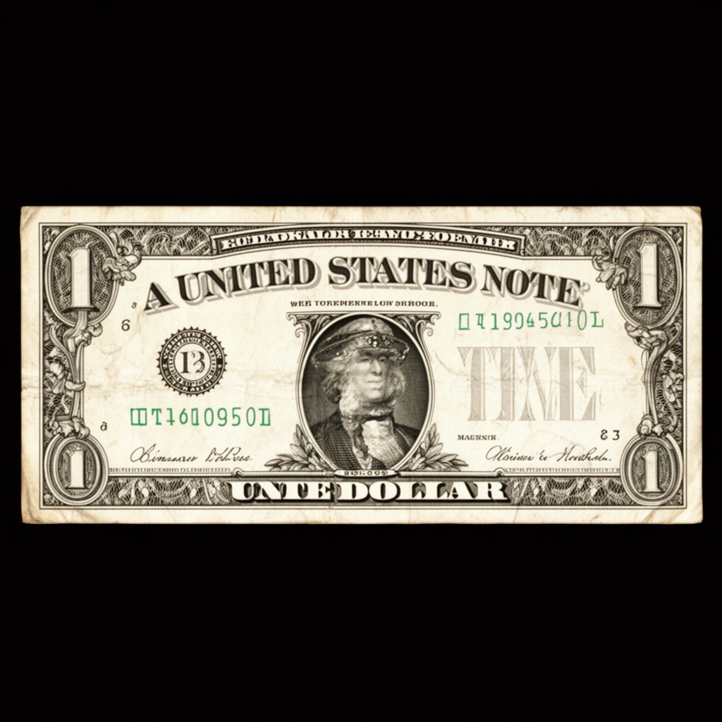 AI-generated illustration of United States Note