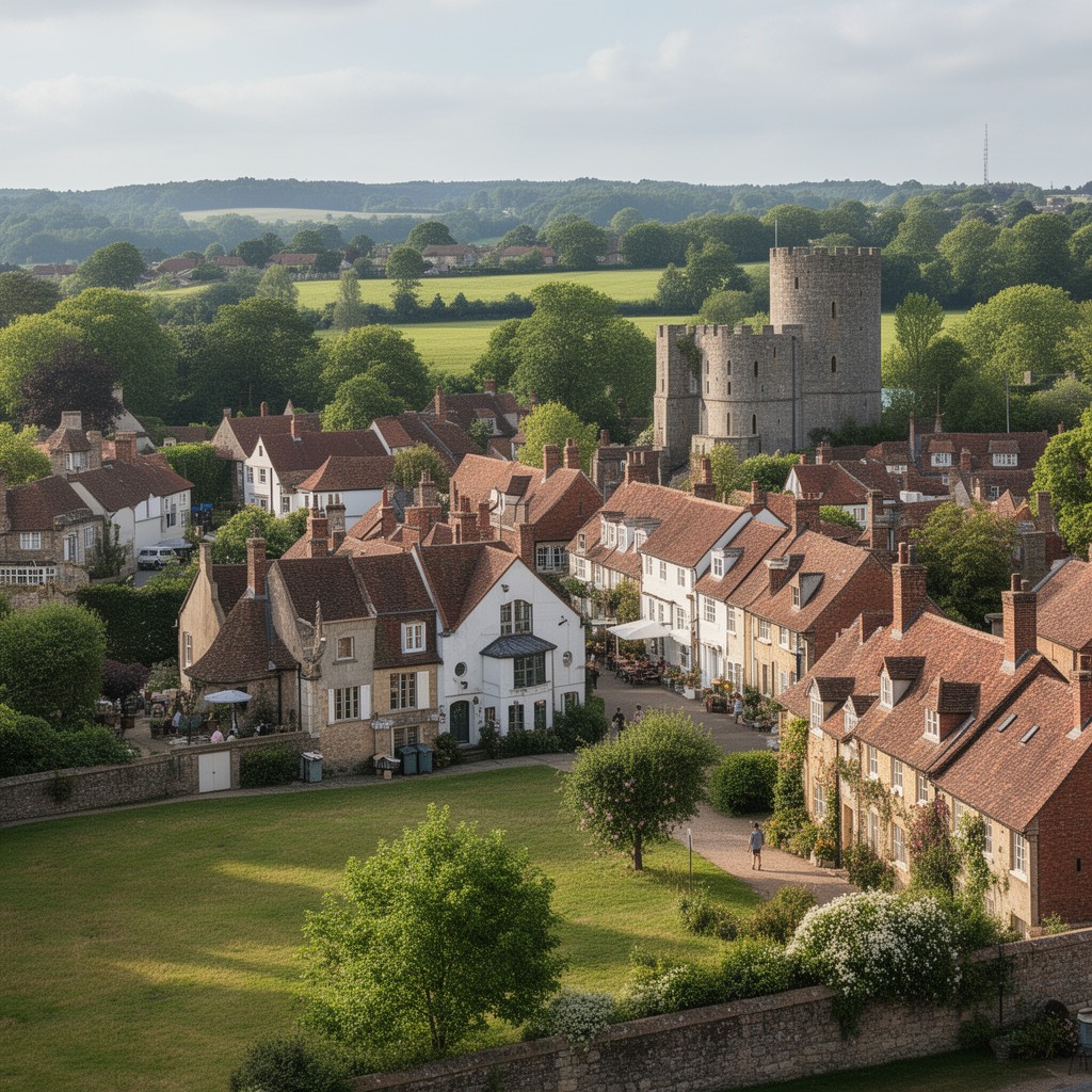 AI-generated illustration of Farnham