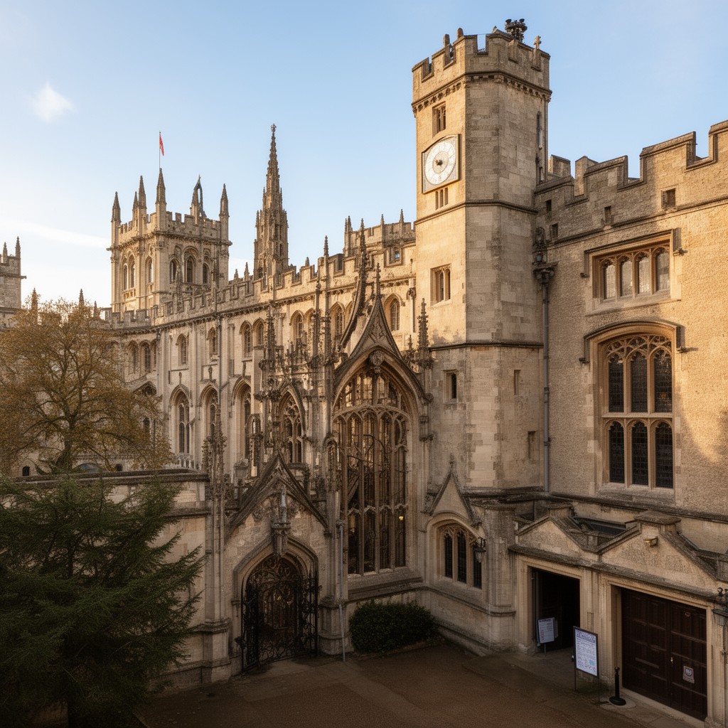 AI-generated illustration of College of St George, Windsor Castle