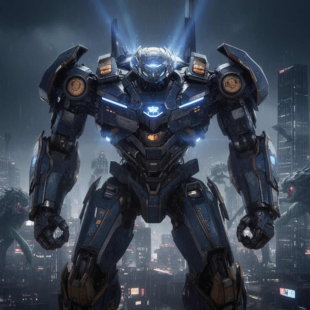 AI-generated illustration of Pacific Rim: Uprising