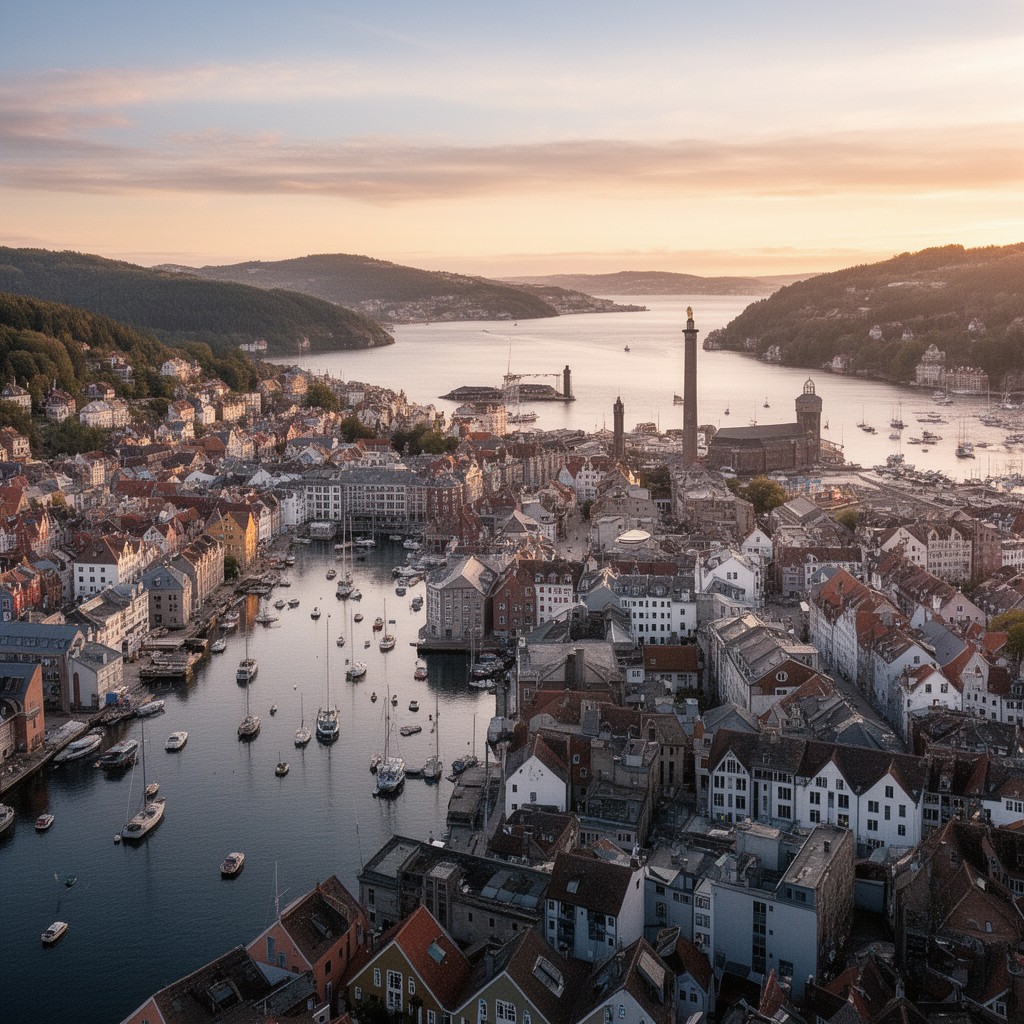 AI-generated illustration of Arendal