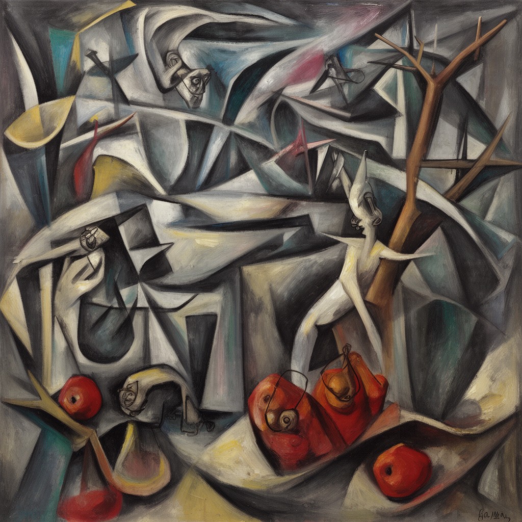 AI-generated illustration of Arshile Gorky