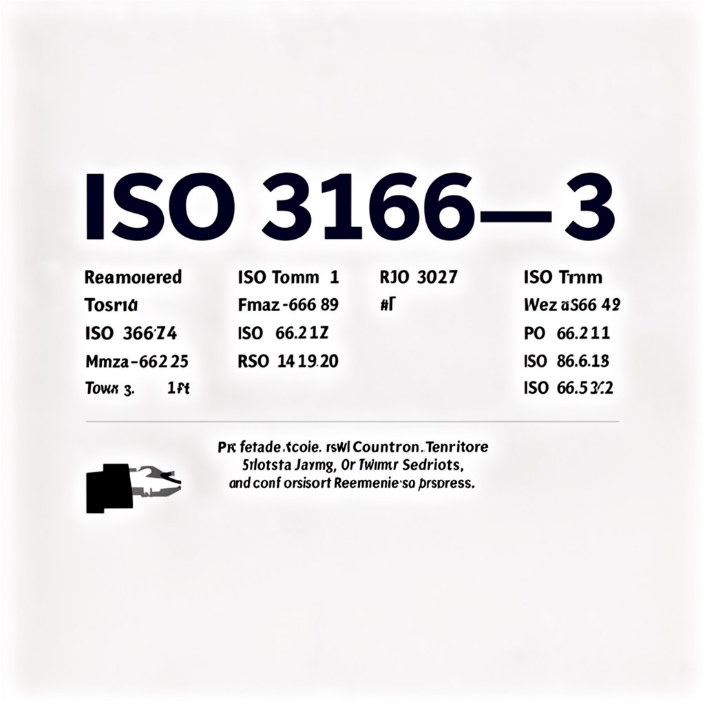 AI-generated illustration of ISO 3166-3