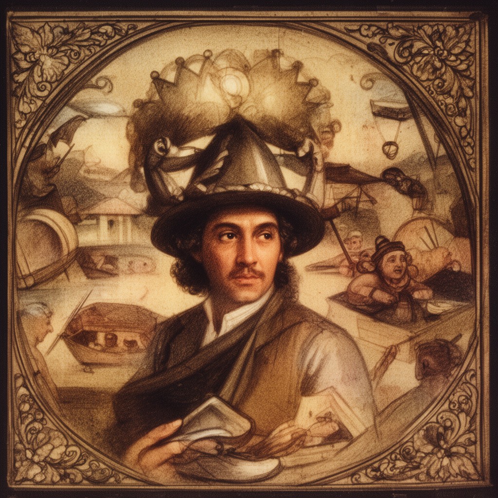 AI-generated illustration of Bernal Díaz del Castillo