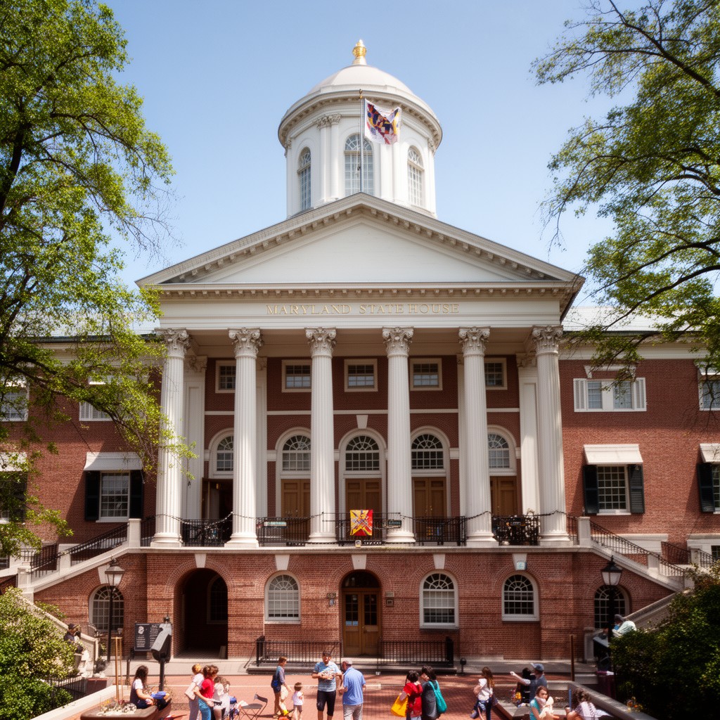 AI-generated illustration of Maryland State House