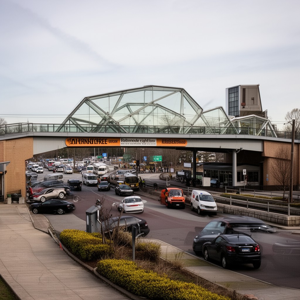 AI-generated illustration of Glen Burnie (Cromwell / Glen Burnie) station