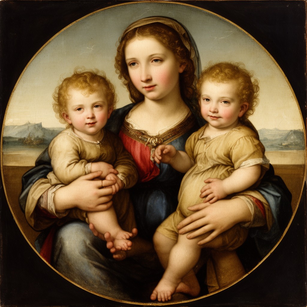 AI-generated illustration of Alba Madonna