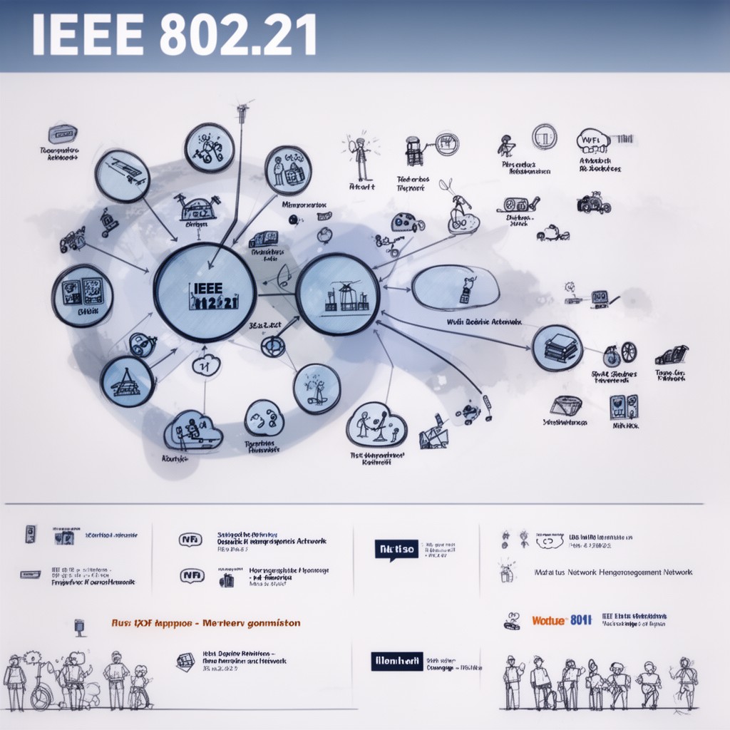 AI-generated illustration of IEEE 802.21