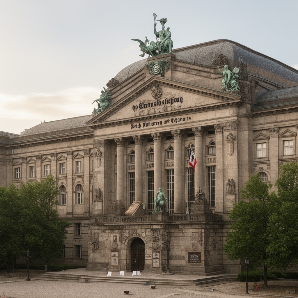 AI-generated illustration of Reich Ministry of Economics
