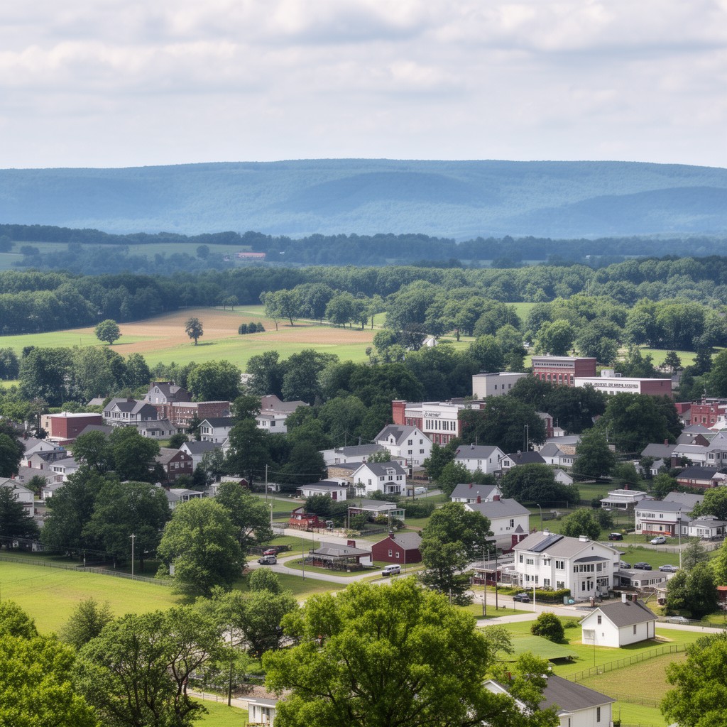 AI-generated illustration of South Central Pennsylvania