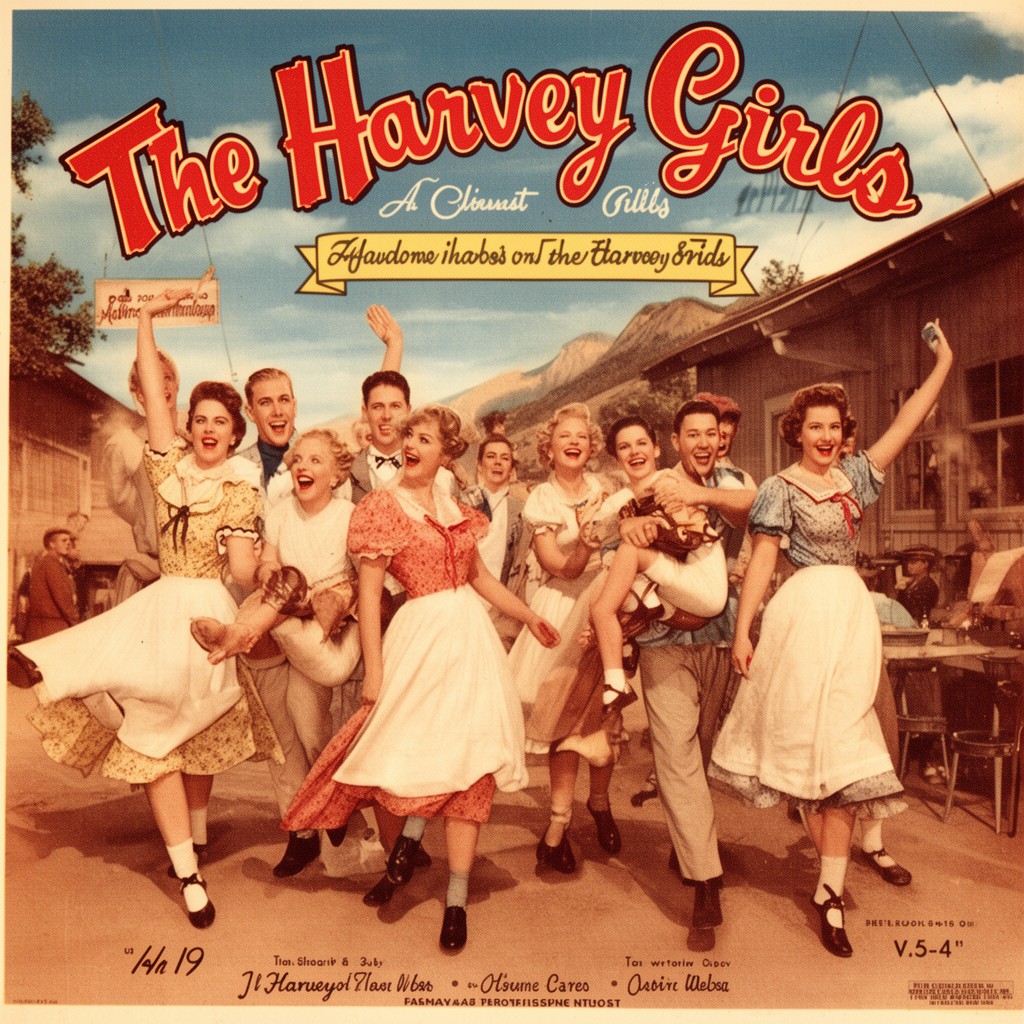 AI-generated illustration of The Harvey Girls