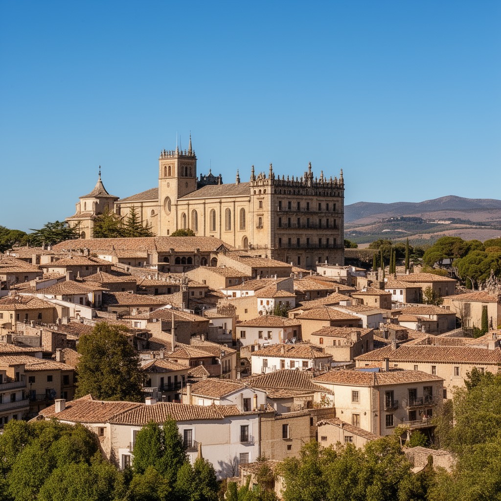 AI-generated illustration of San Ildefonso