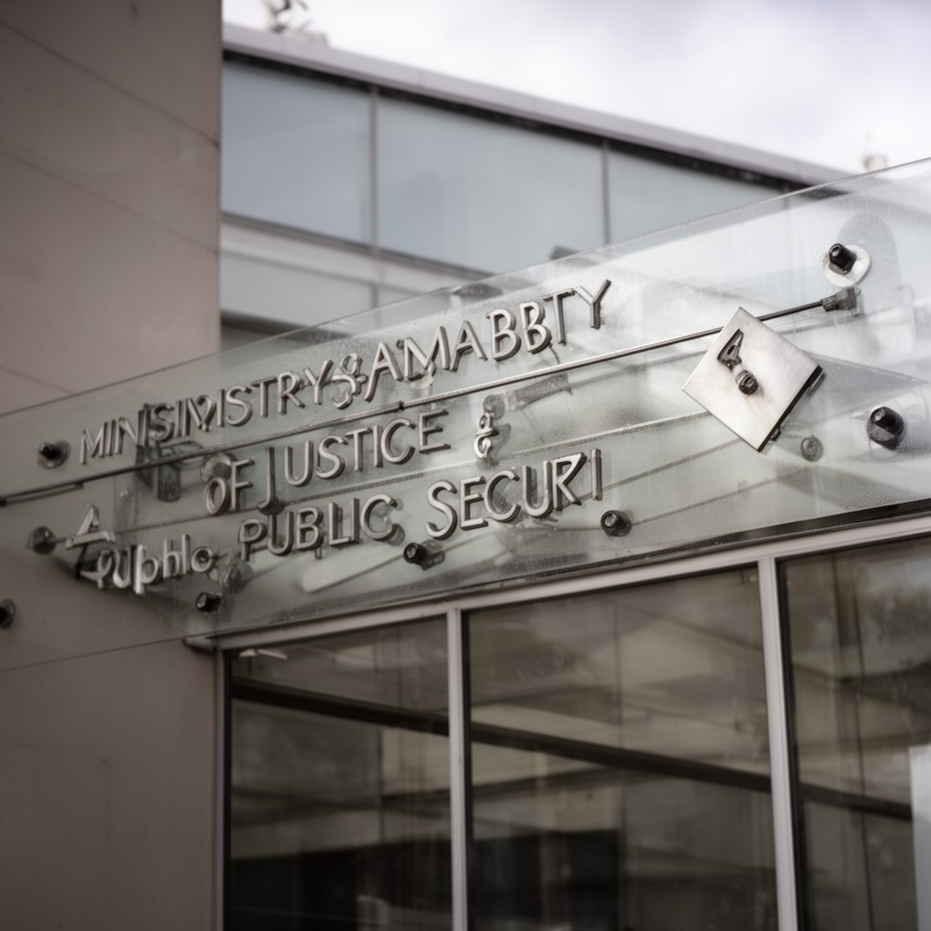 AI-generated illustration of Ministry of Justice and Public Security (Norway)