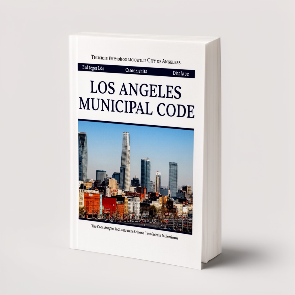 AI-generated illustration of Los Angeles Municipal Code