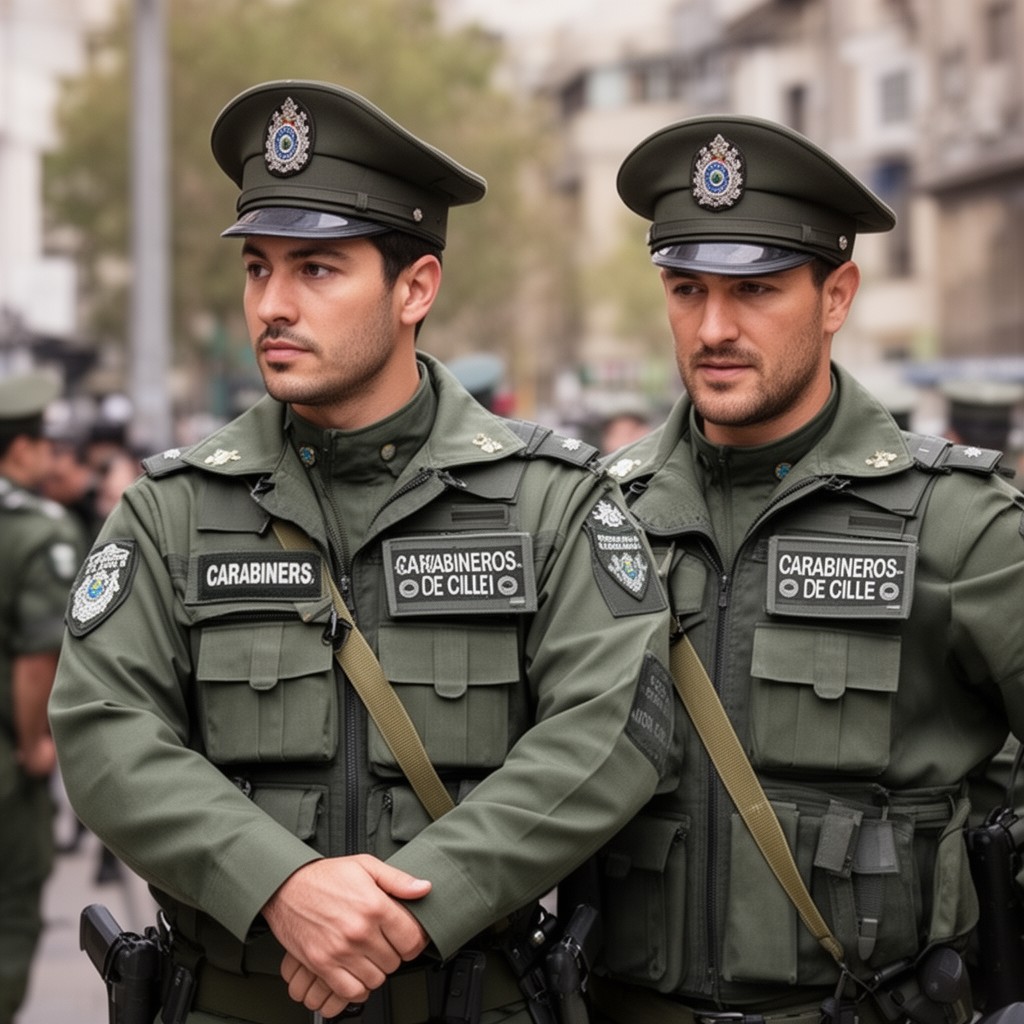 AI-generated illustration of Carabineros de Chile