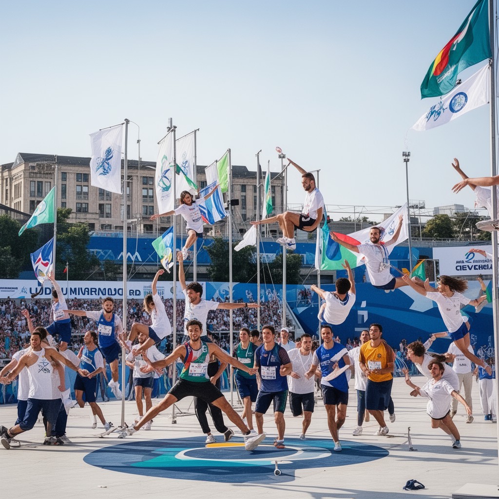 AI-generated illustration of Universiade