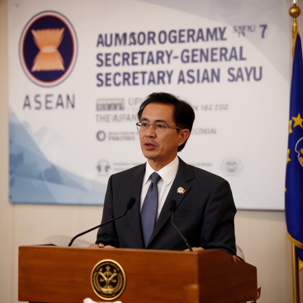 AI-generated illustration of Secretary-General of ASEAN