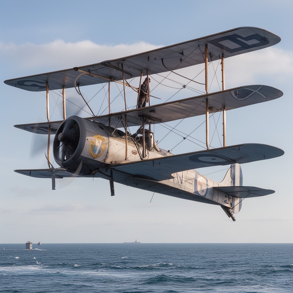 AI-generated illustration of Royal Naval Air Service