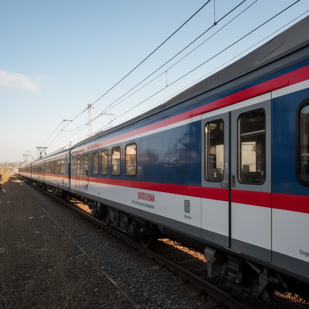 AI-generated illustration of Deutsche Bahn