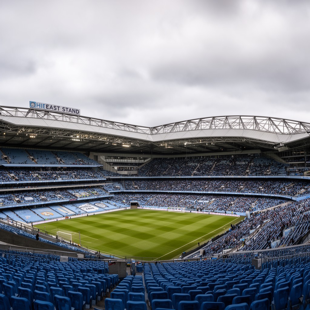 AI-generated illustration of East Stand