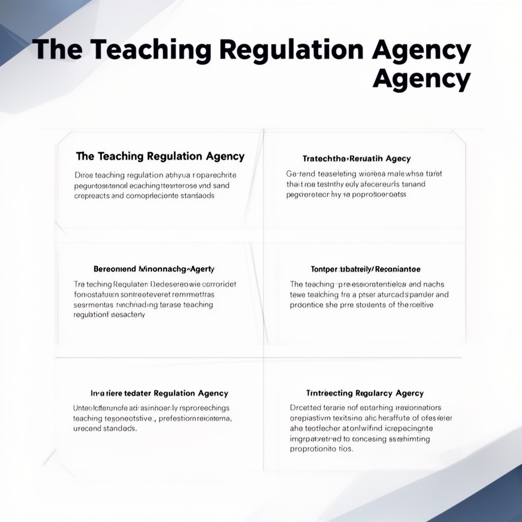 AI-generated illustration of Teaching Regulation Agency