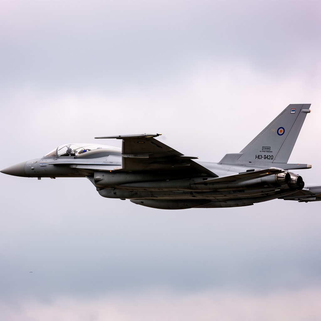 AI-generated illustration of Typhoon FGR4