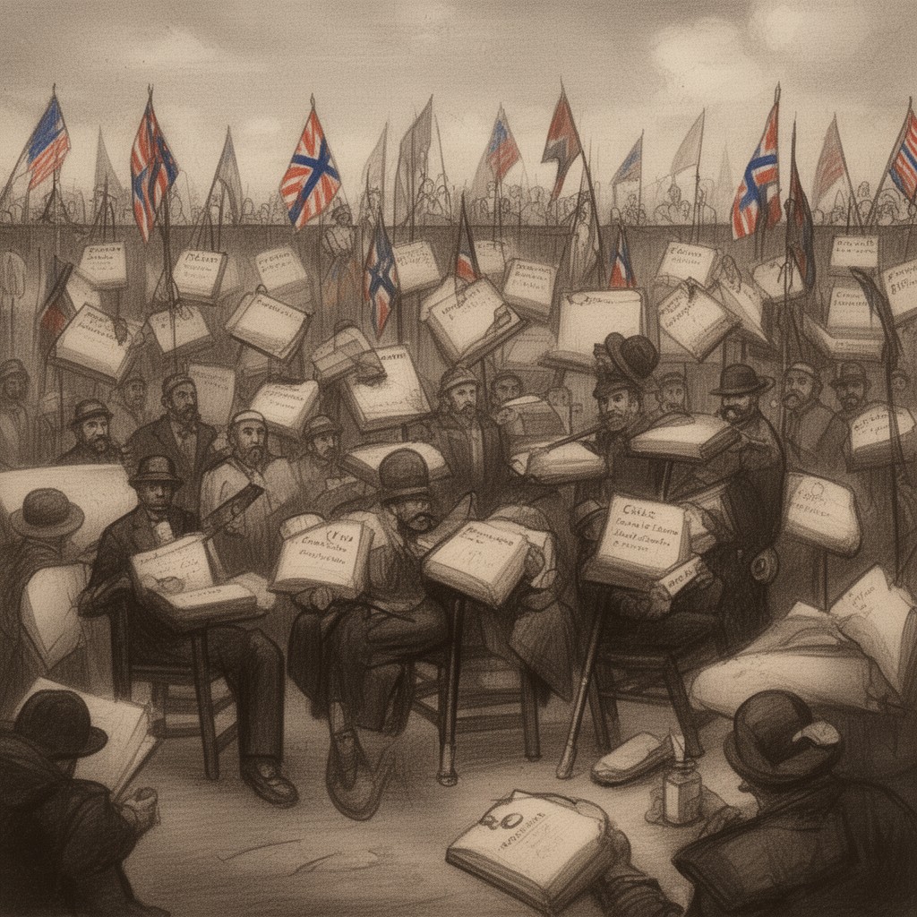 AI-generated illustration of Lost Cause of the Confederacy