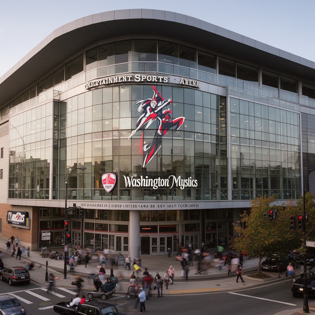 AI-generated illustration of Entertainment and Sports Arena