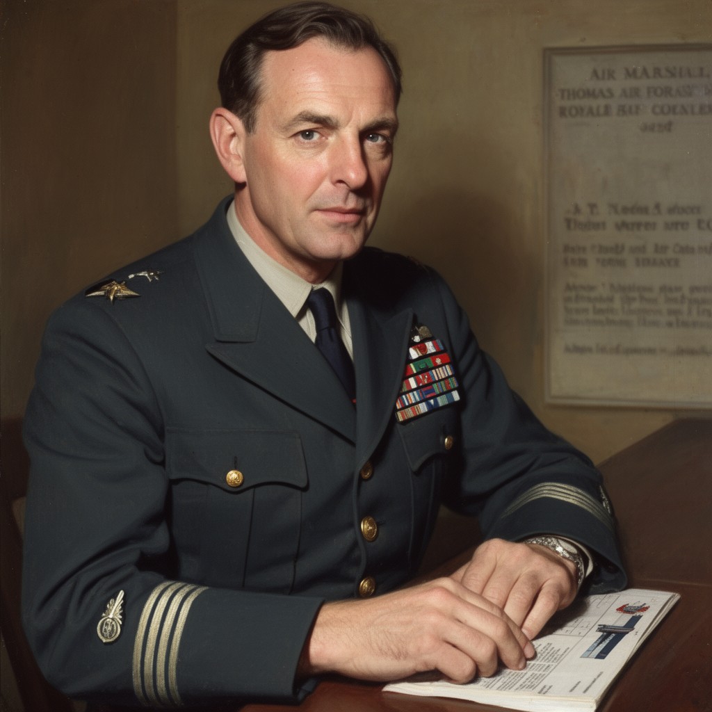 AI-generated illustration of Air Marshal Sir Thomas Pike