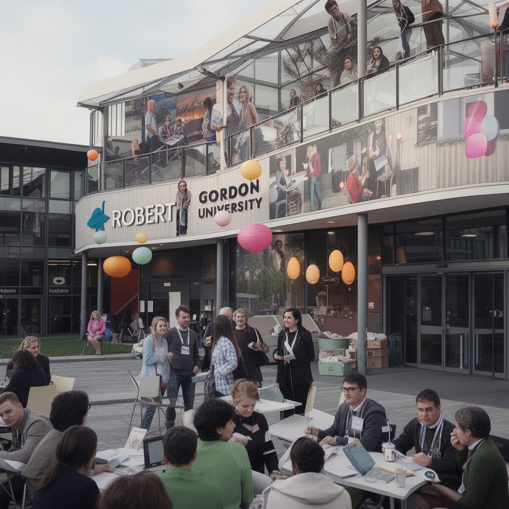 AI-generated illustration of Robert Gordon University