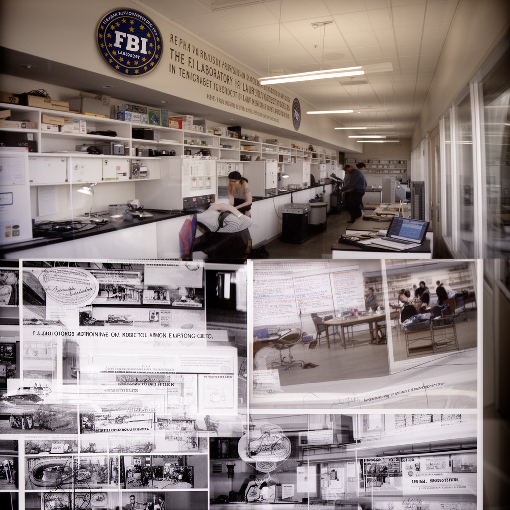 AI-generated illustration of FBI Laboratory