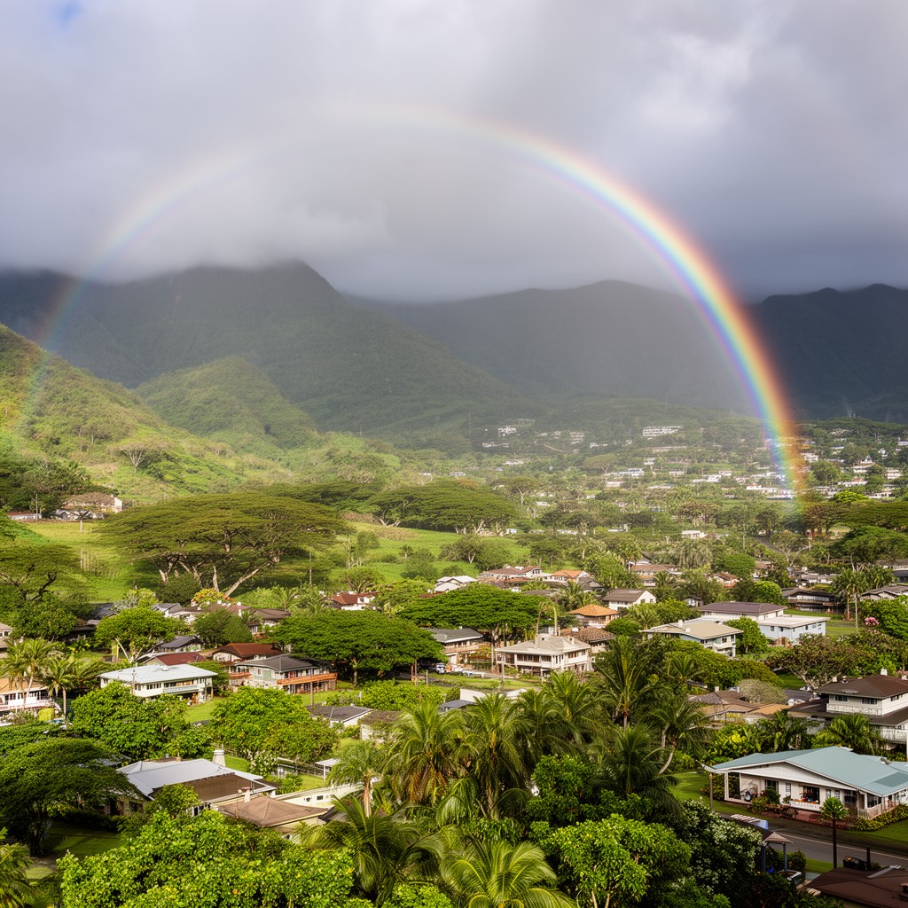 AI-generated illustration of Mānoa