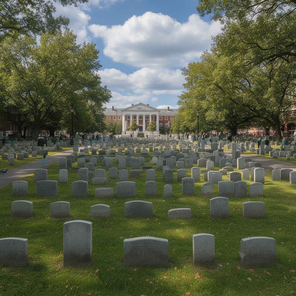 AI-generated illustration of West Point Cemetery
