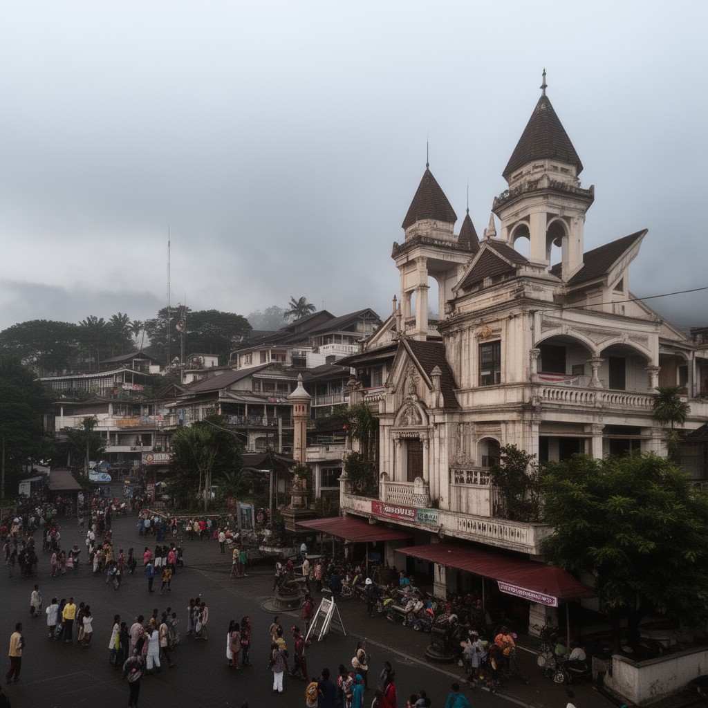 AI-generated illustration of Bandung