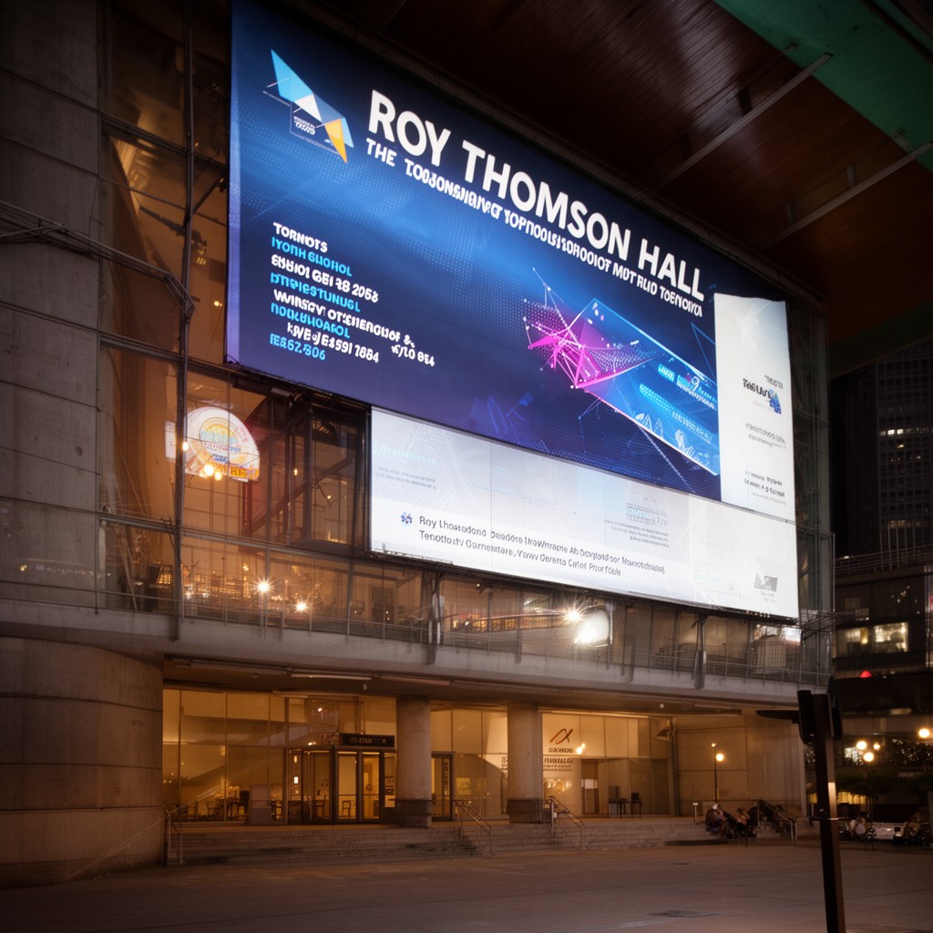 AI-generated illustration of Roy Thomson Hall