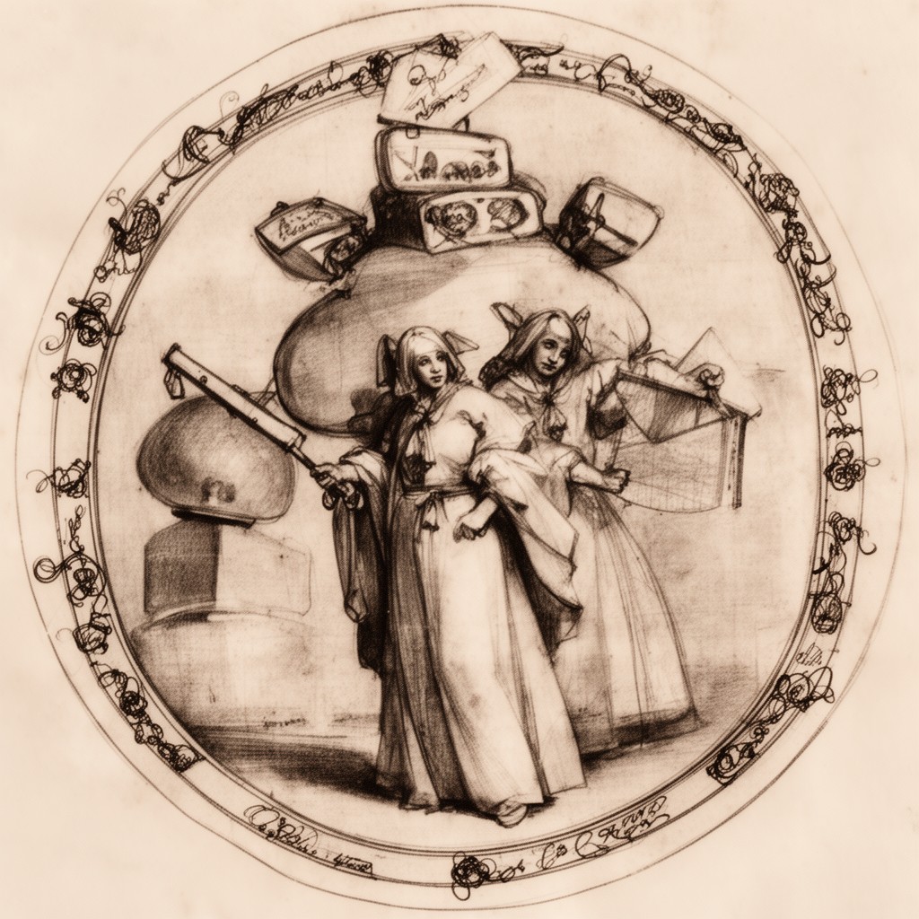 AI-generated illustration of Accademia della Crusca