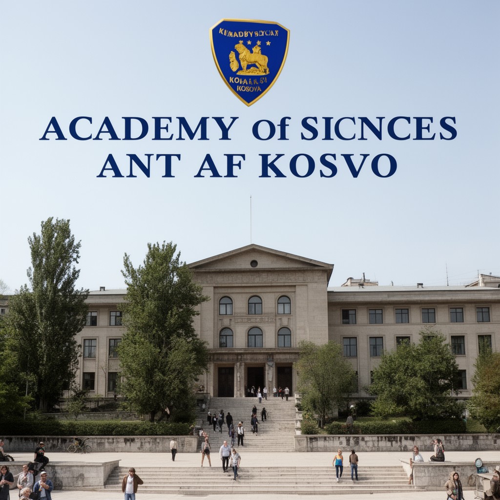 AI-generated illustration of Academy of Sciences and Arts of Kosovo