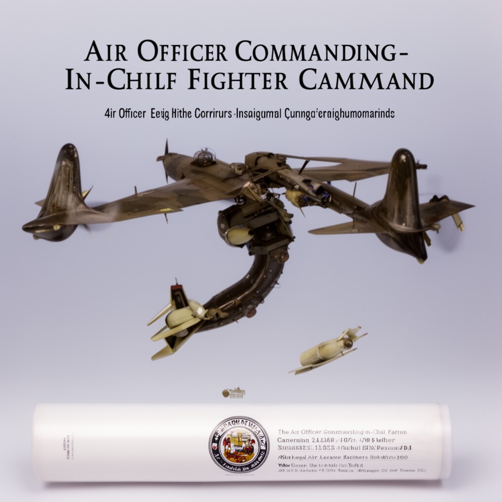AI-generated illustration of Air Officer Commanding-in-Chief Fighter Command