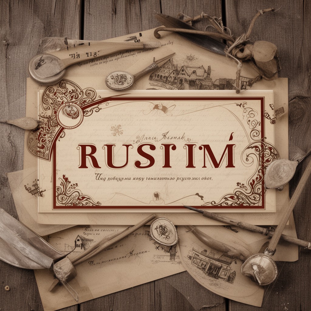 AI-generated illustration of Rusyn language