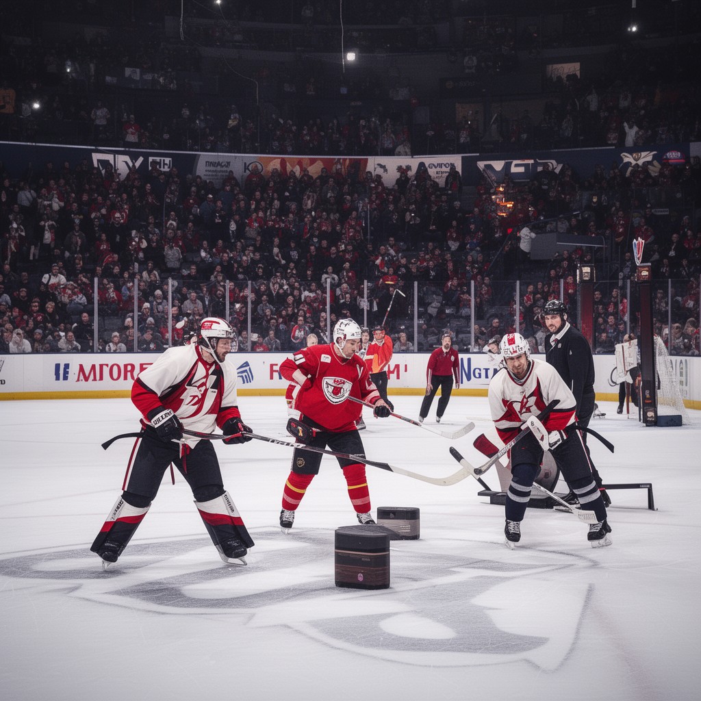 AI-generated illustration of NHL on TNT