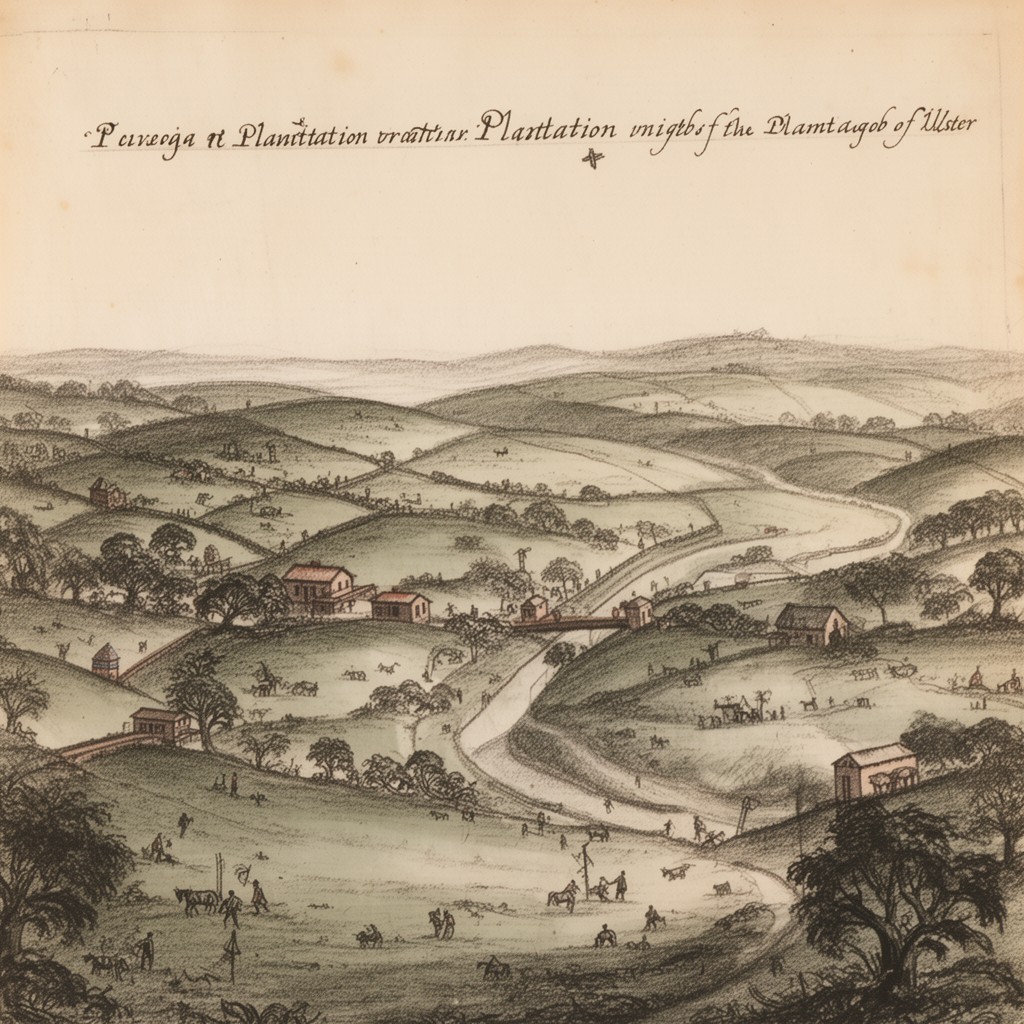 AI-generated illustration of Plantation of Ulster
