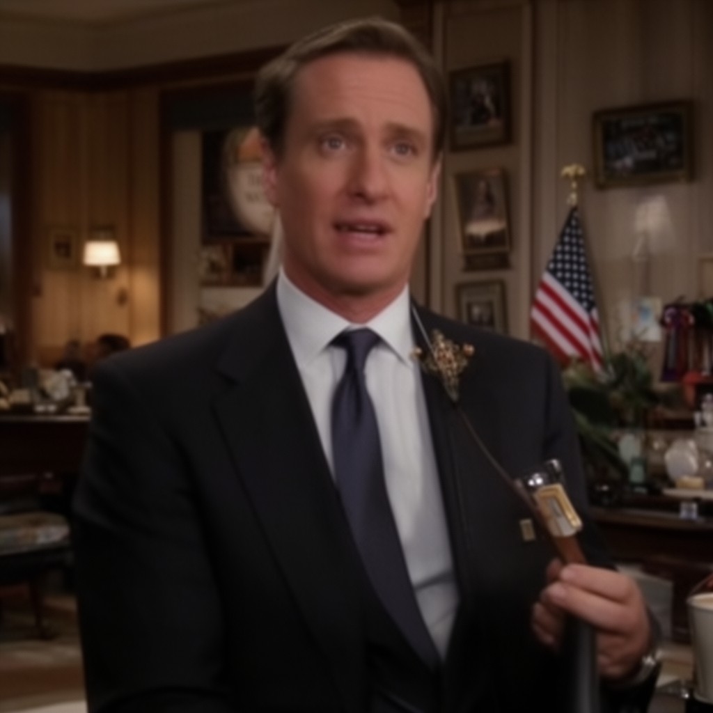 AI-generated illustration of Josiah Bartlet