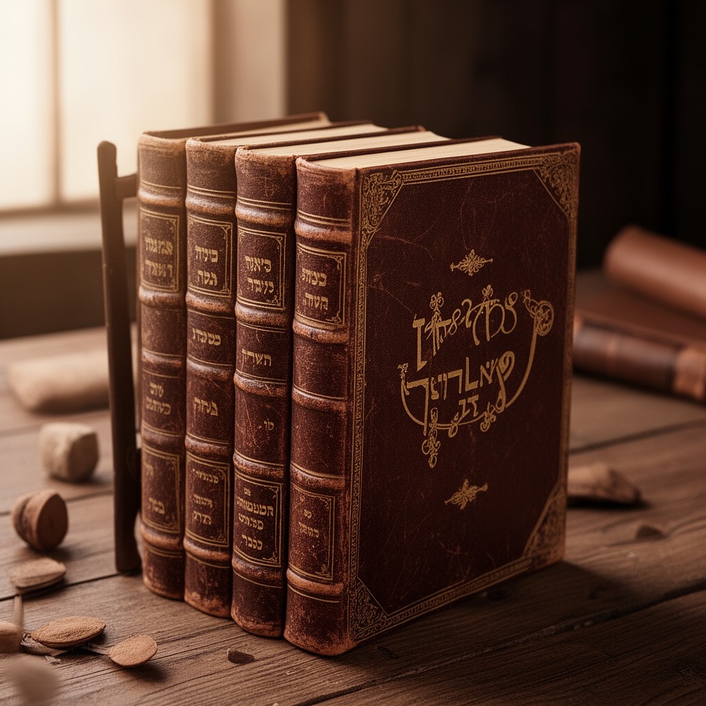 AI-generated illustration of Talmud