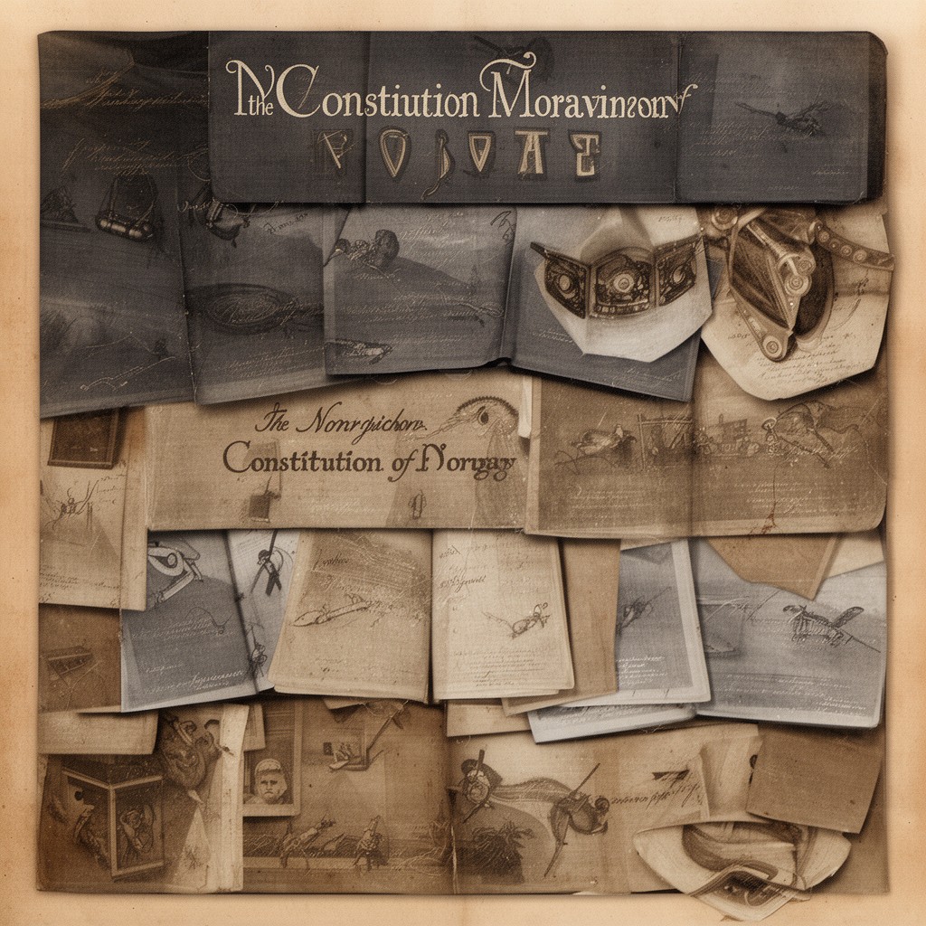AI-generated illustration of Constitution of Norway