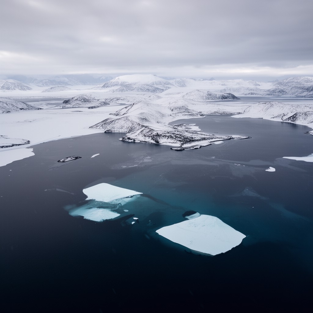 AI-generated illustration of Nansen Basin